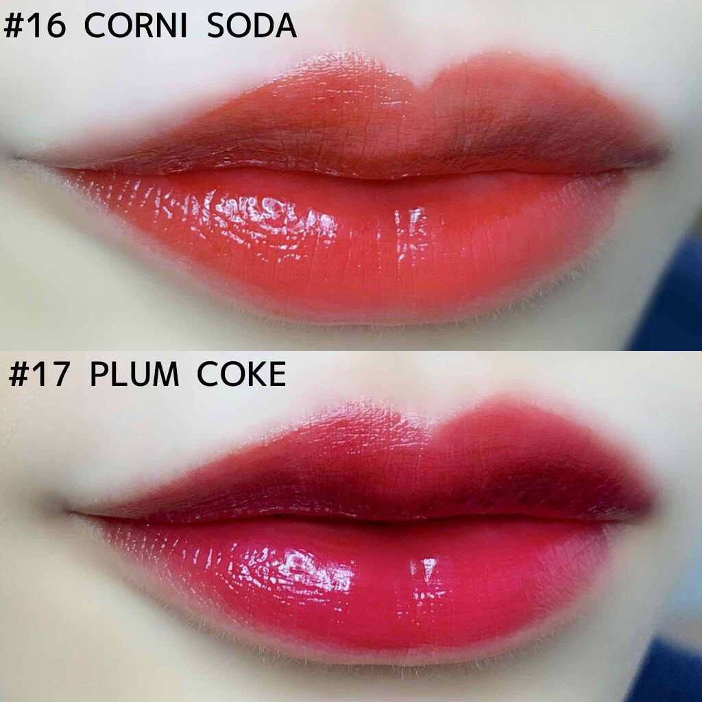 ジューシーラスティングティント/rom&nd/リップティントを使ったクチコミ(4枚目)