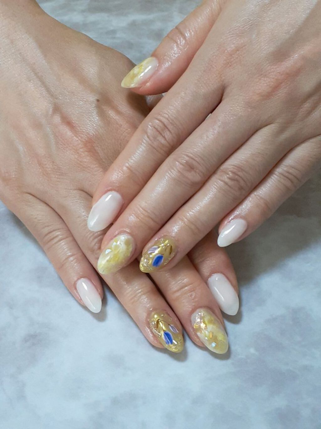 エンジェルクイーンジェル ロゼールホワイト（Gr-21）/nail for all/ジェルネイルを使ったクチコミ（1枚目）