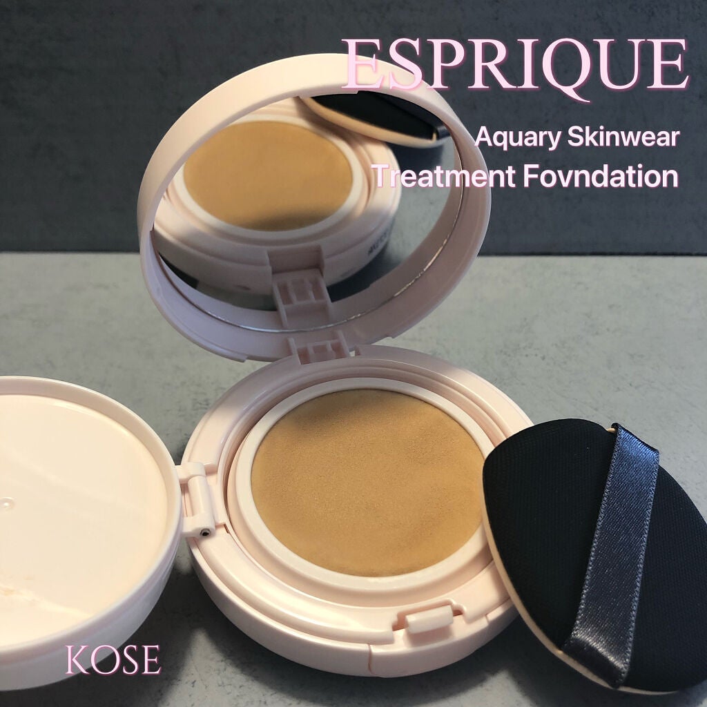 アクアリースキンウェア/ESPRIQUE/クッションファンデーションを使ったクチコミ(1枚目)