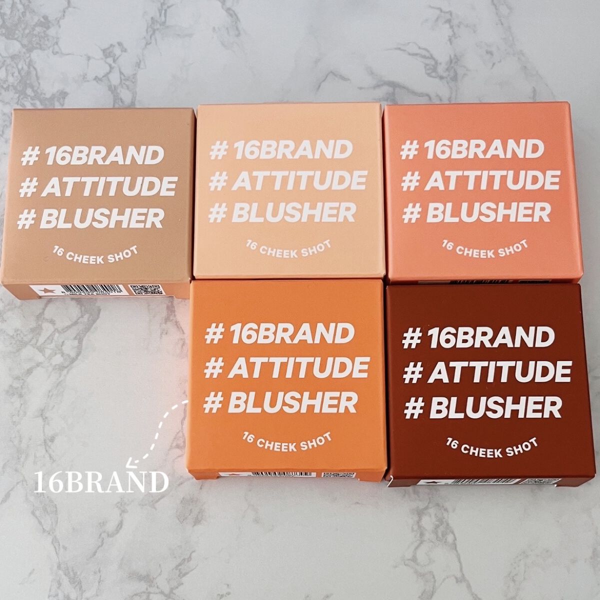 16 CHEEK SHOT/16BRAND/パウダーチークを使ったクチコミ（2枚目）
