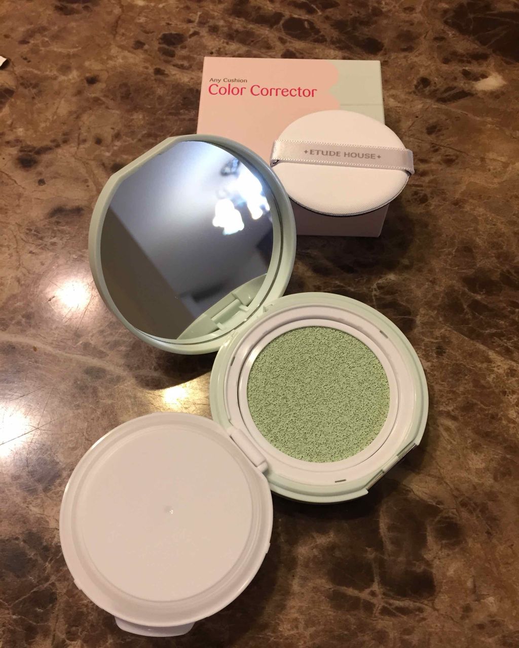 エニークッション カラーコレクター/ETUDE/化粧下地を使ったクチコミ（2枚目）