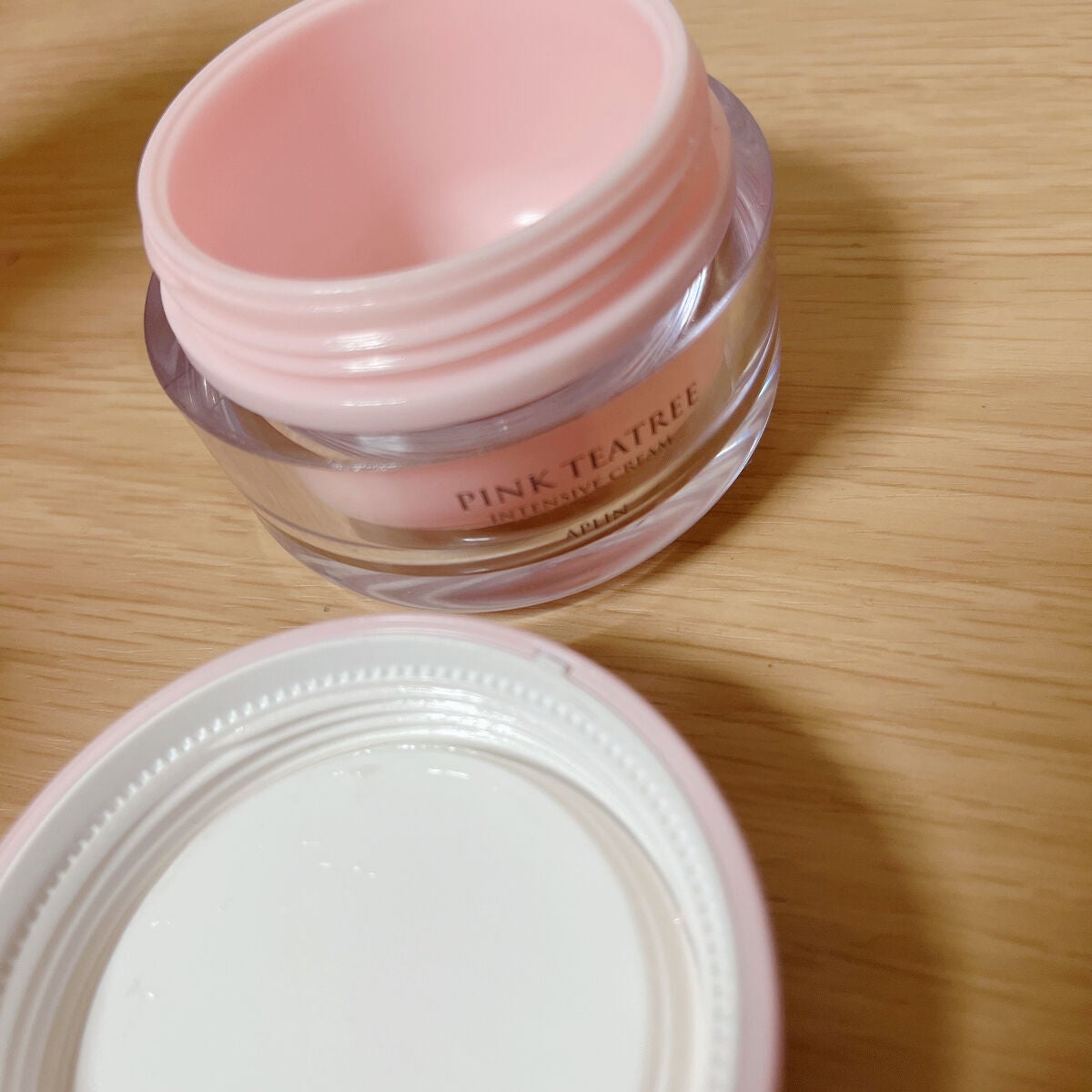 ピンクティーツリークリーム/APLIN/フェイスクリームを使ったクチコミ(1枚目)