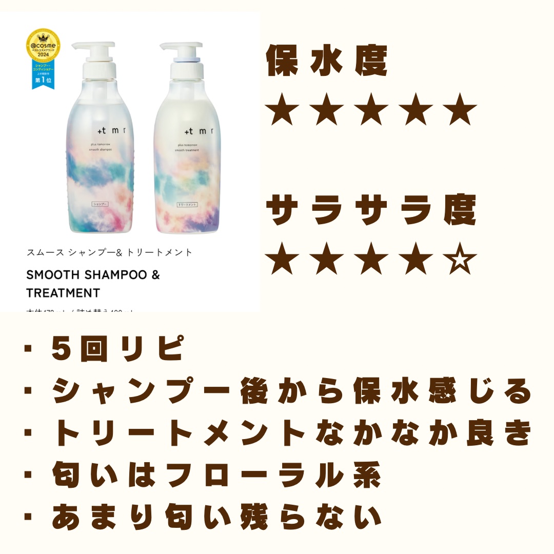 AQ リペア スムース シャンプー/トリートメント コンディショナー/DECORTÉ/市販シャンプーを使ったクチコミ（3枚目）