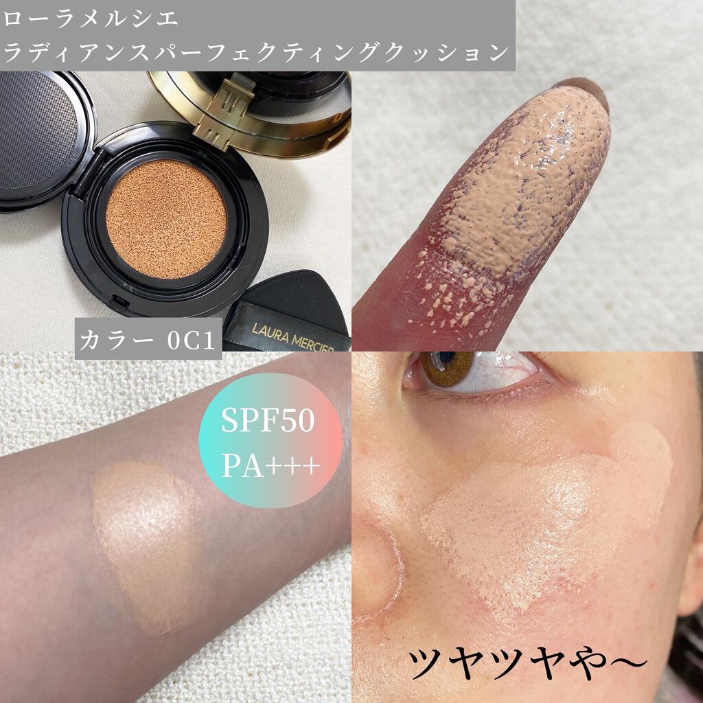 フローレス ルミエール ラディアンス パーフェクティング クッション/ローラ メルシエ/クッションファンデーションを使ったクチコミ(2枚目)