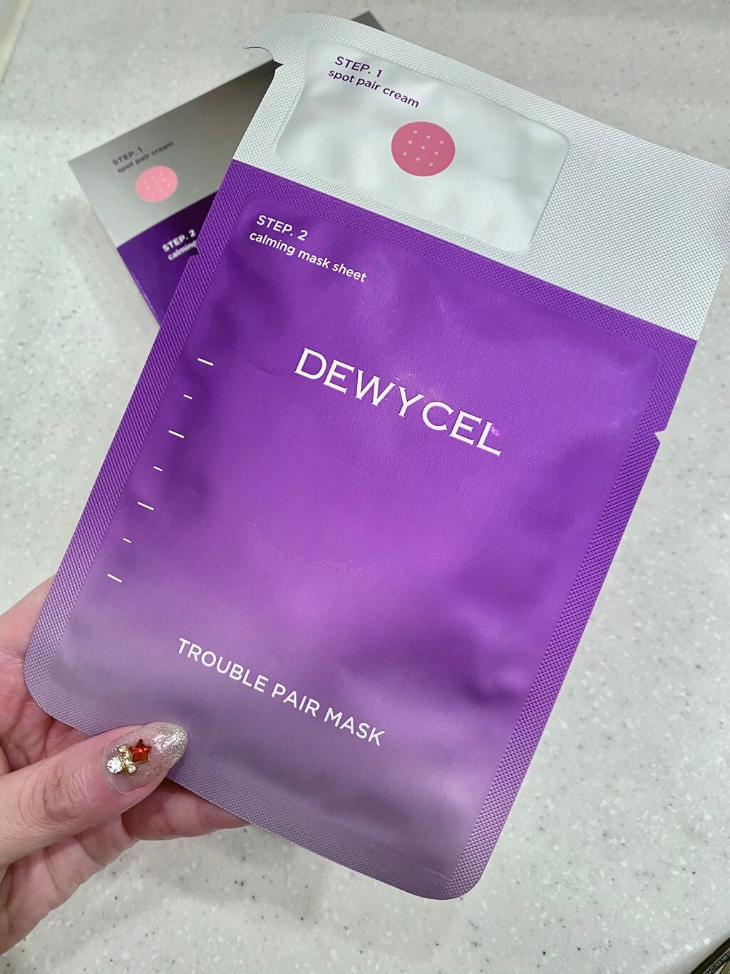 トラブルペアーマスク/DEWYCEL/シートマスク・パックを使ったクチコミ(2枚目)