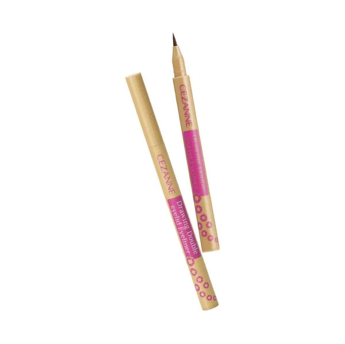 描くふたえアイライナー/CEZANNE/リキッドアイライナーを使ったクチコミ（1枚目）