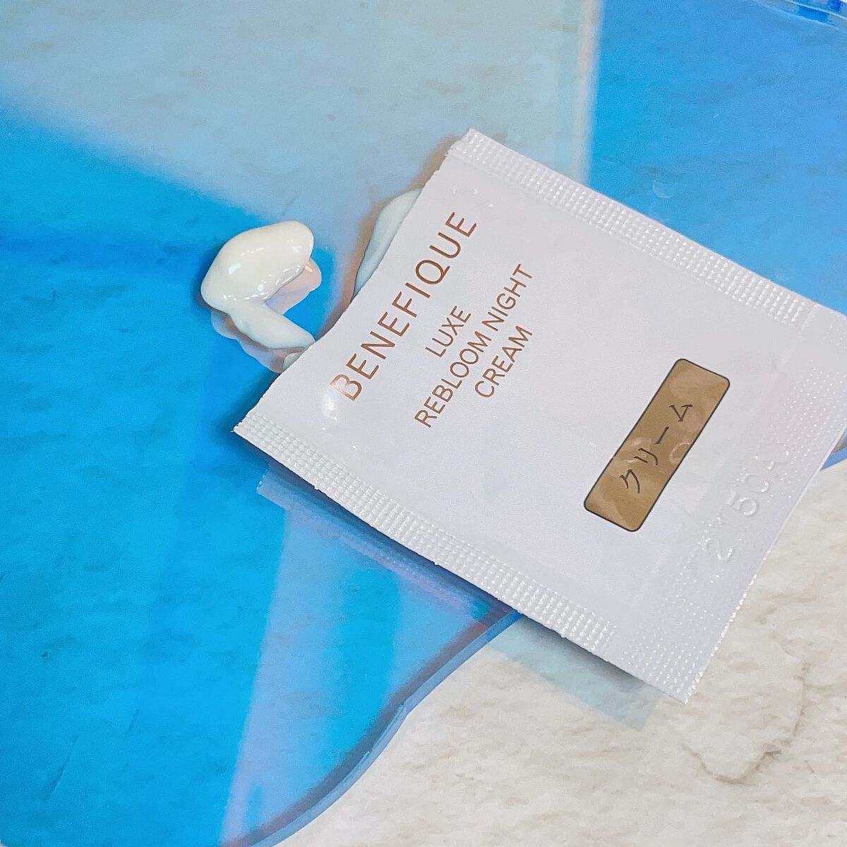 リュクス リブルームナイトクリーム/BENEFIQUE/フェイスクリームを使ったクチコミ（2枚目）