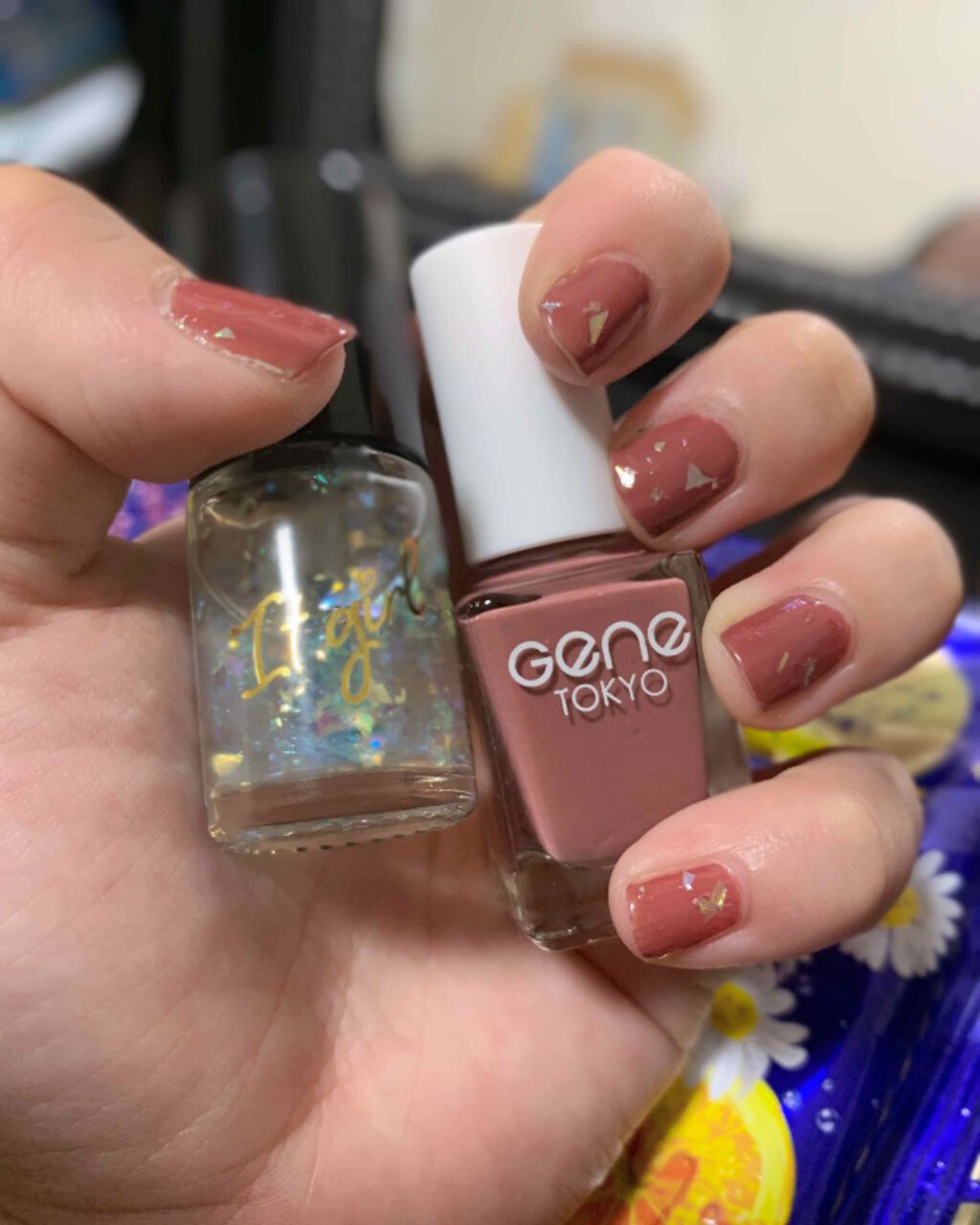 ITGグリッターネイル/DAISO/マニキュアを使ったクチコミ(1枚目)