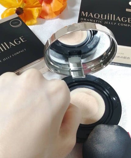 ドラマティックジェリーコンパクト/マキアージュ/クッションファンデーションを使ったクチコミ(6枚目)