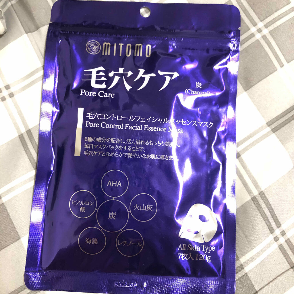 毛穴ケア フェイシャルマスク/MITOMO/シートマスク・パックを使ったクチコミ（1枚目）