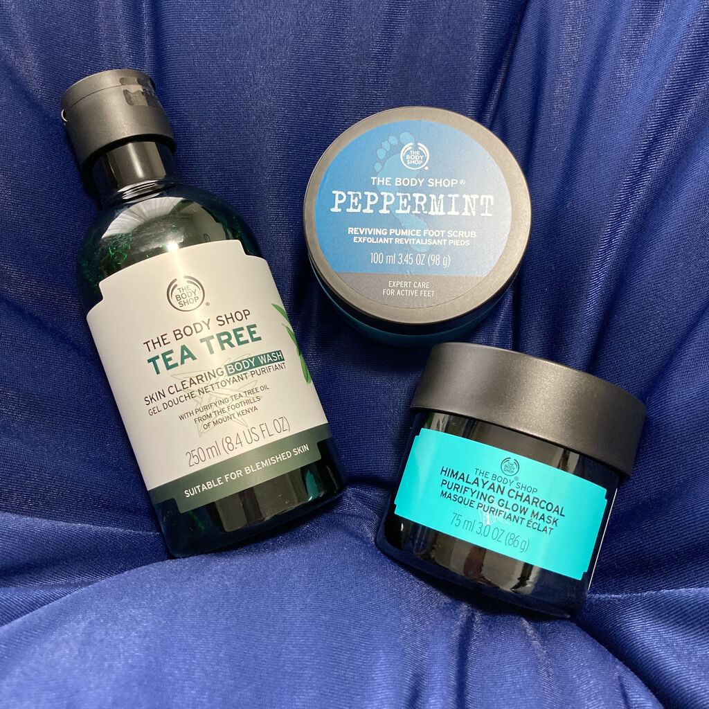  ティーツリー スキンクリアリング ボディウォッシュ/THE BODY SHOP/ボディソープを使ったクチコミ（1枚目）