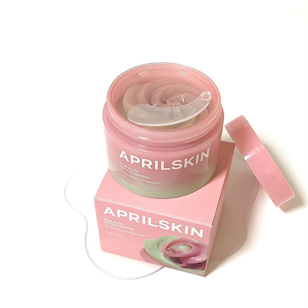 ピンクアロエメレンゲクレンザー/APRILSKIN/その他洗顔料を使ったクチコミ（3枚目）