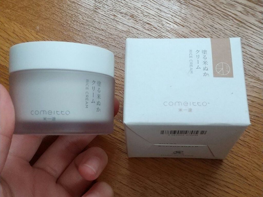 塗る米ぬかクリーム/米一途/フェイスクリームを使ったクチコミ(1枚目)