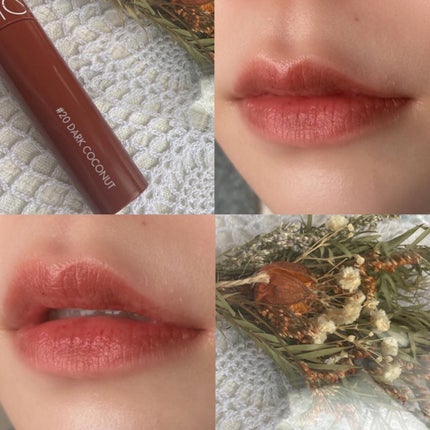 ジューシーラスティングティント/rom&nd/リップティントを使ったクチコミ(2枚目)