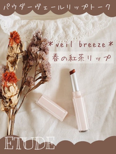 
＼春に使える紅茶リップ／
儚げで可愛い♡♡
ETUDE春の新作リップのご紹介です💄


◇○□△□○◇○□△□○◇

#ETUDE

＜ヴェールブリーズコレクション＞
パウダーヴェールリップトーク

