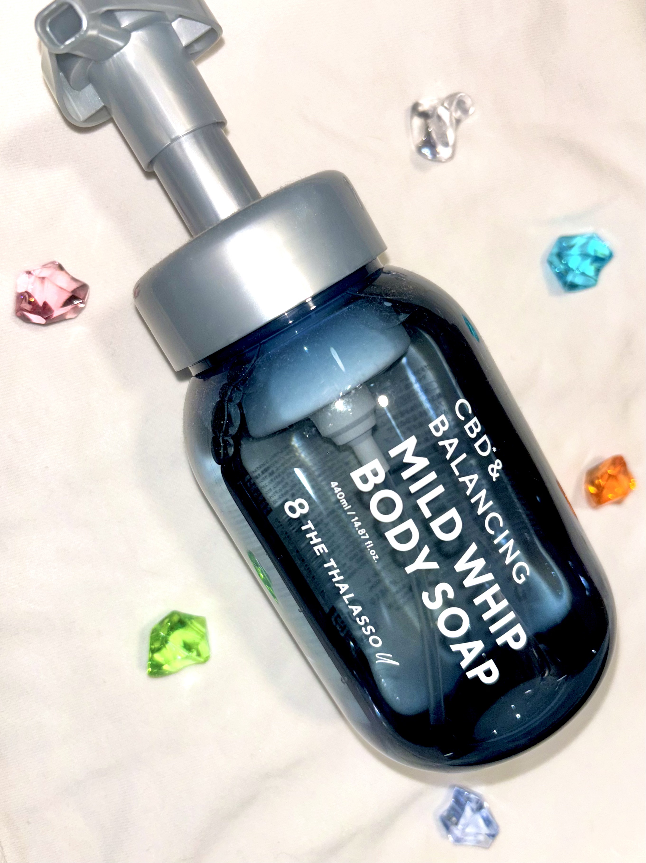 エイトザタラソ ユー CBD＆バランシング マイルド泡 ボディソープ 本体440ml/エイトザタラソ/ボディソープを使ったクチコミ（1枚目）