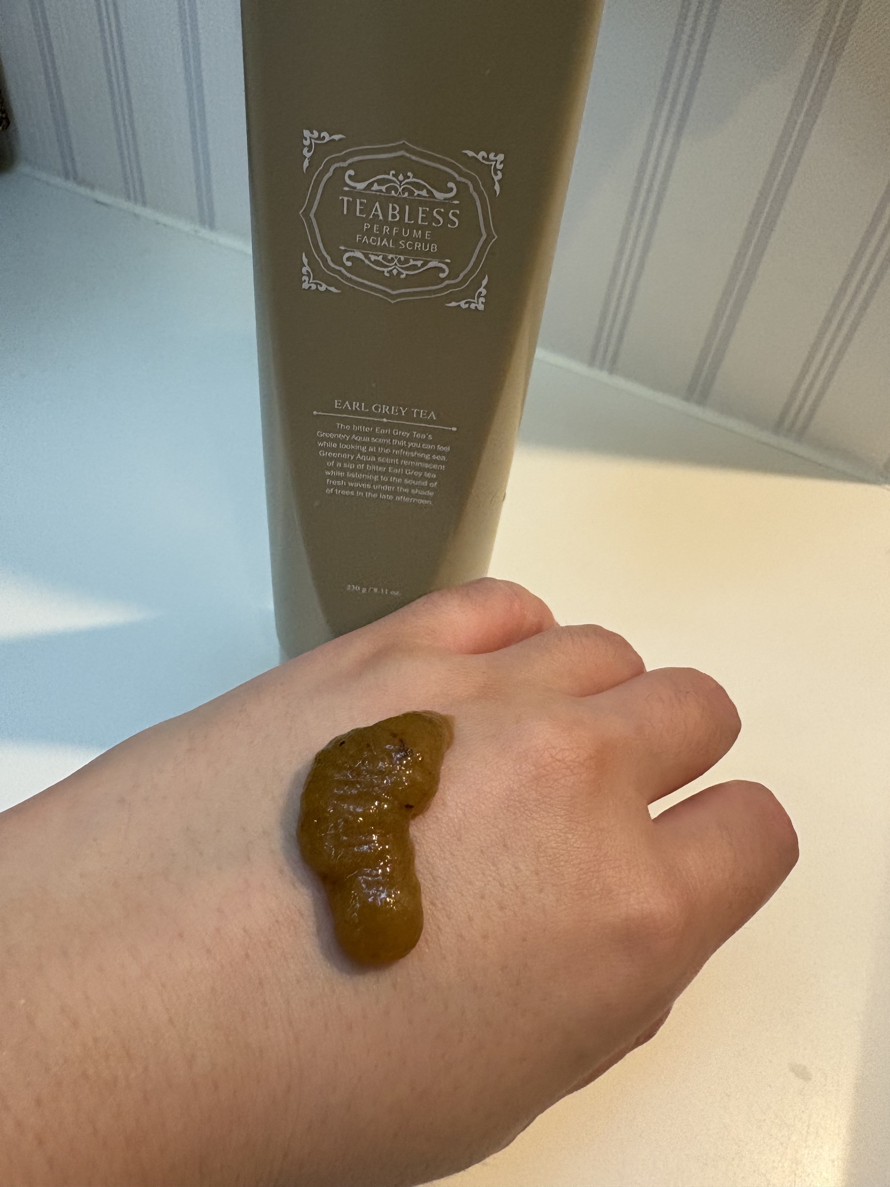 アールグレイティージャム フェイシャルピーリングスクラブ/TEABLESS/スクラブ・ゴマージュを使ったクチコミ（2枚目）