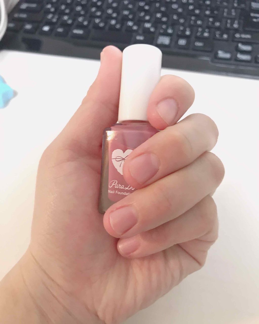 ネイルファンデーション/パラドゥ/マニキュアを使ったクチコミ（1枚目）