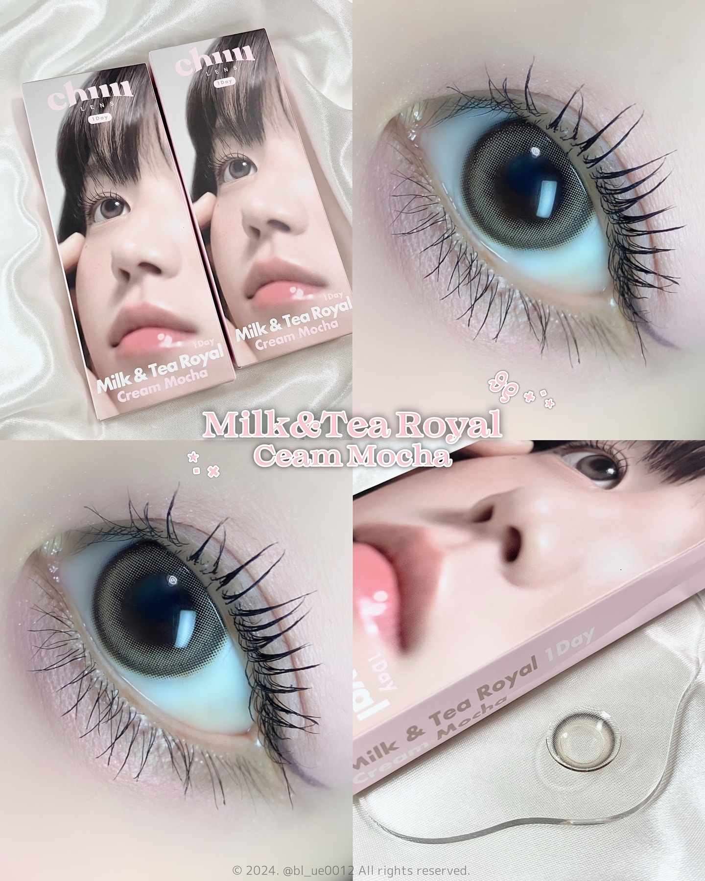 chuuLENS Milk&Tea 1day/chuu LENS/ワンデー（１DAY）カラコンを使ったクチコミ（1枚目）