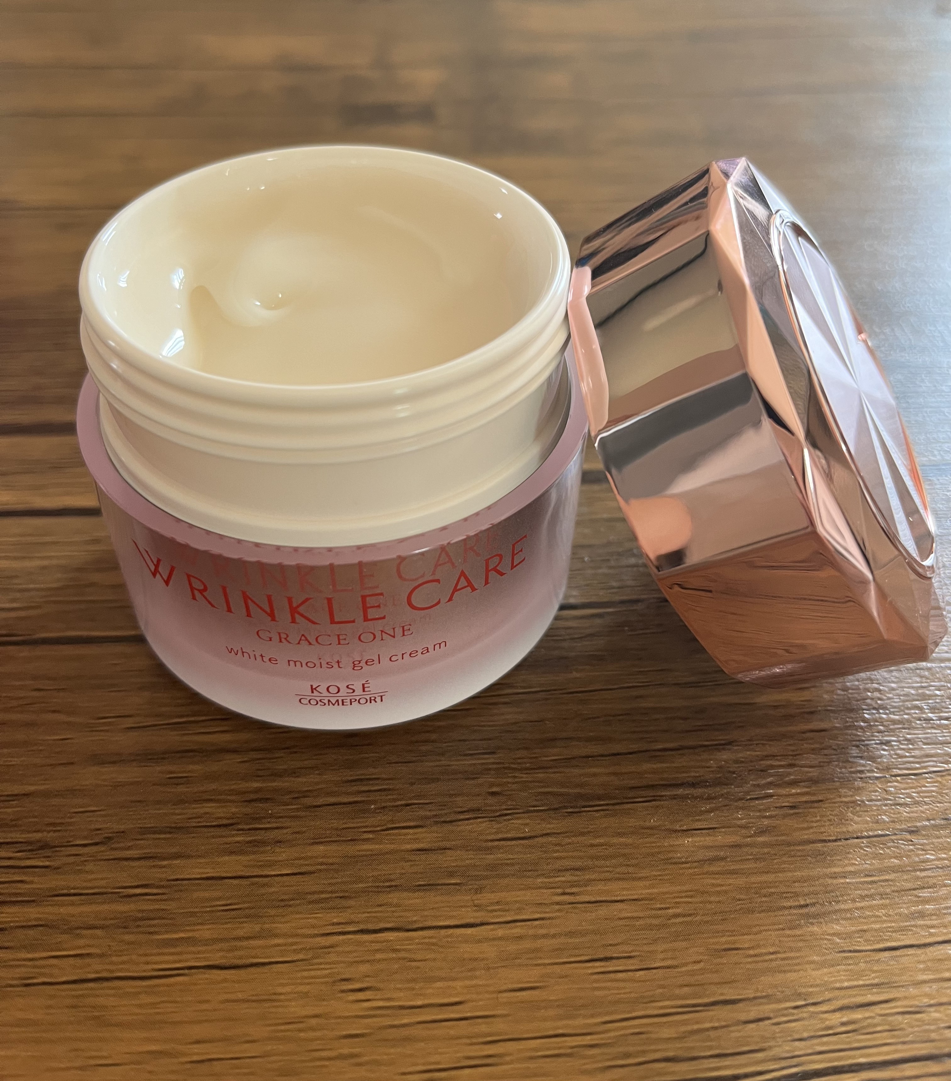 リンクルケア ホワイト モイストジェルクリーム/グレイスワン/オールインワン化粧品を使ったクチコミ（2枚目）