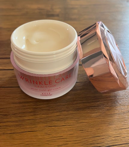 リンクルケア ホワイト モイストジェルクリーム/グレイスワン/オールインワン化粧品を使ったクチコミ(2枚目)