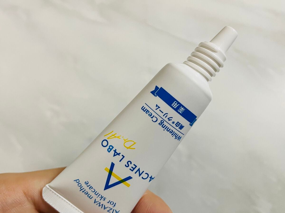 薬用 美白アクネホワイトクリーム 専用パッチ付/アクネスラボ/その他キットセットを使ったクチコミ(2枚目)