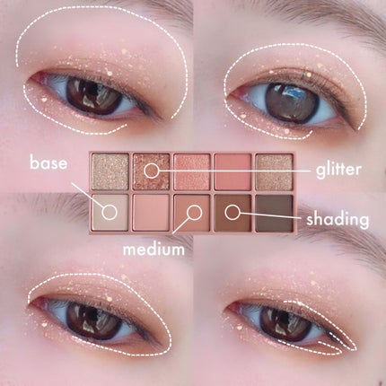 ベターザンパレット/rom&nd/アイシャドウパレットを使ったクチコミ(4枚目)