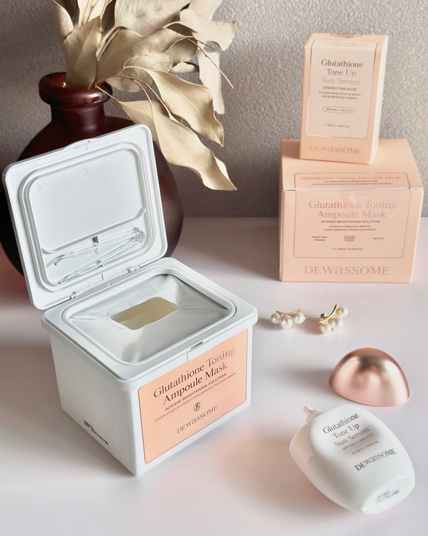 グルタチオントーンアップサンセラム/DEWASSOME/日焼け止めクリームを使ったクチコミ(2枚目)