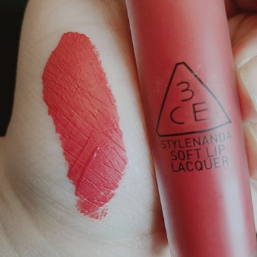 3CE SOFT LIP LACQUER #EXPLICIT/3CE/口紅を使ったクチコミ（2枚目）