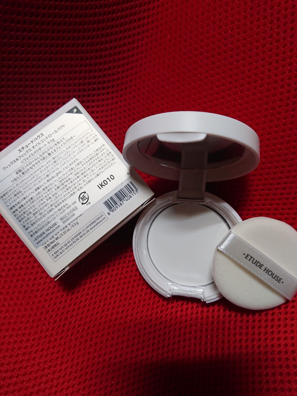 フィックス&フィックス パウダーフィクサー/ETUDE/ルースパウダーを使ったクチコミ(2枚目)