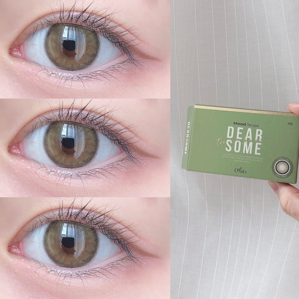 ディアサム(DearSome)/OLOLA/カラーコンタクトレンズを使ったクチコミ(4枚目)