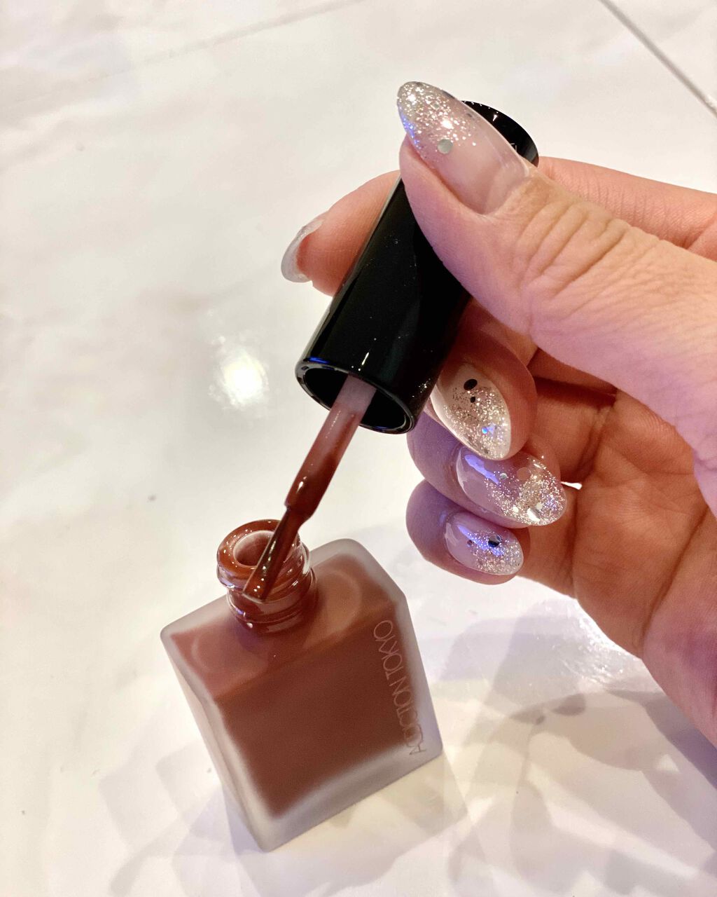 チークポリッシュ 023 Phalsa Berry/ADDICTION/リキッドチークを使ったクチコミ（1枚目）