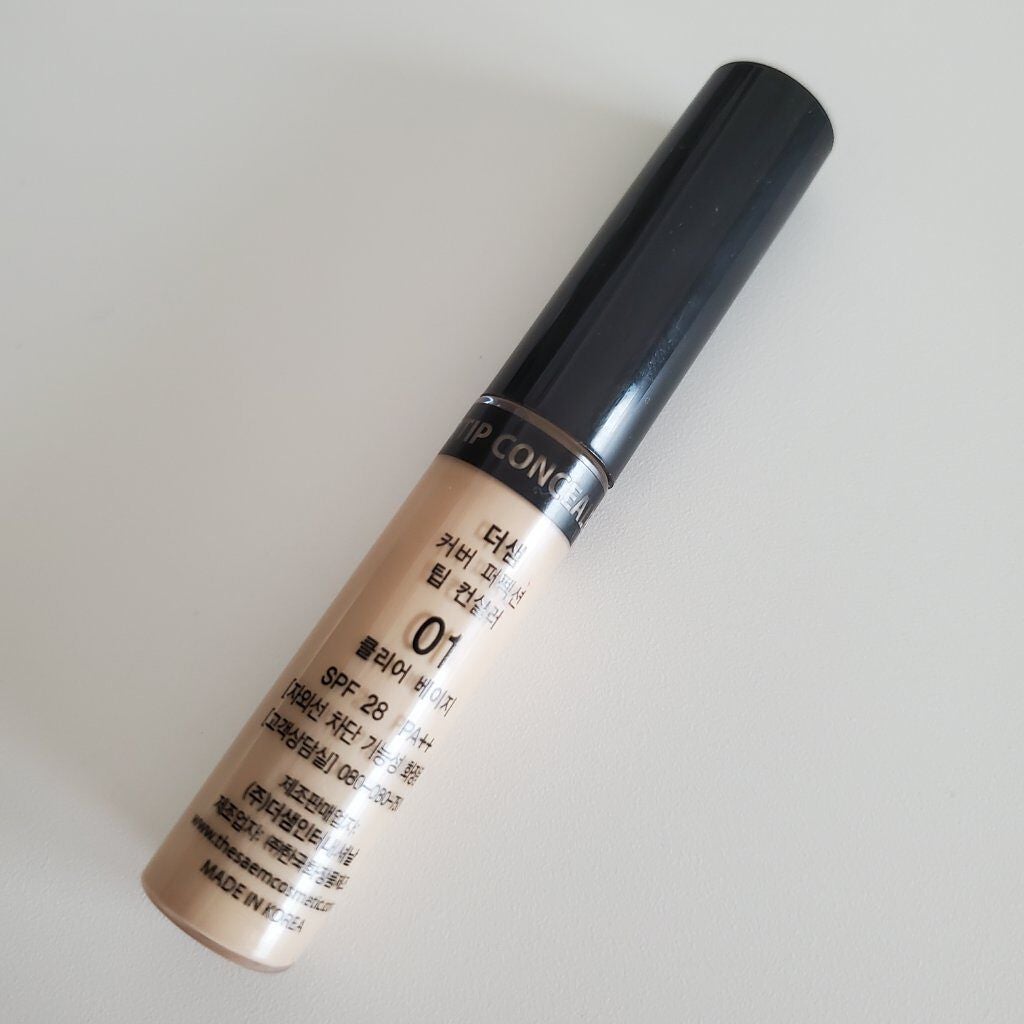 カバーパーフェクション チップコンシーラー/the SAEM/リキッドコンシーラーを使ったクチコミ(2枚目)