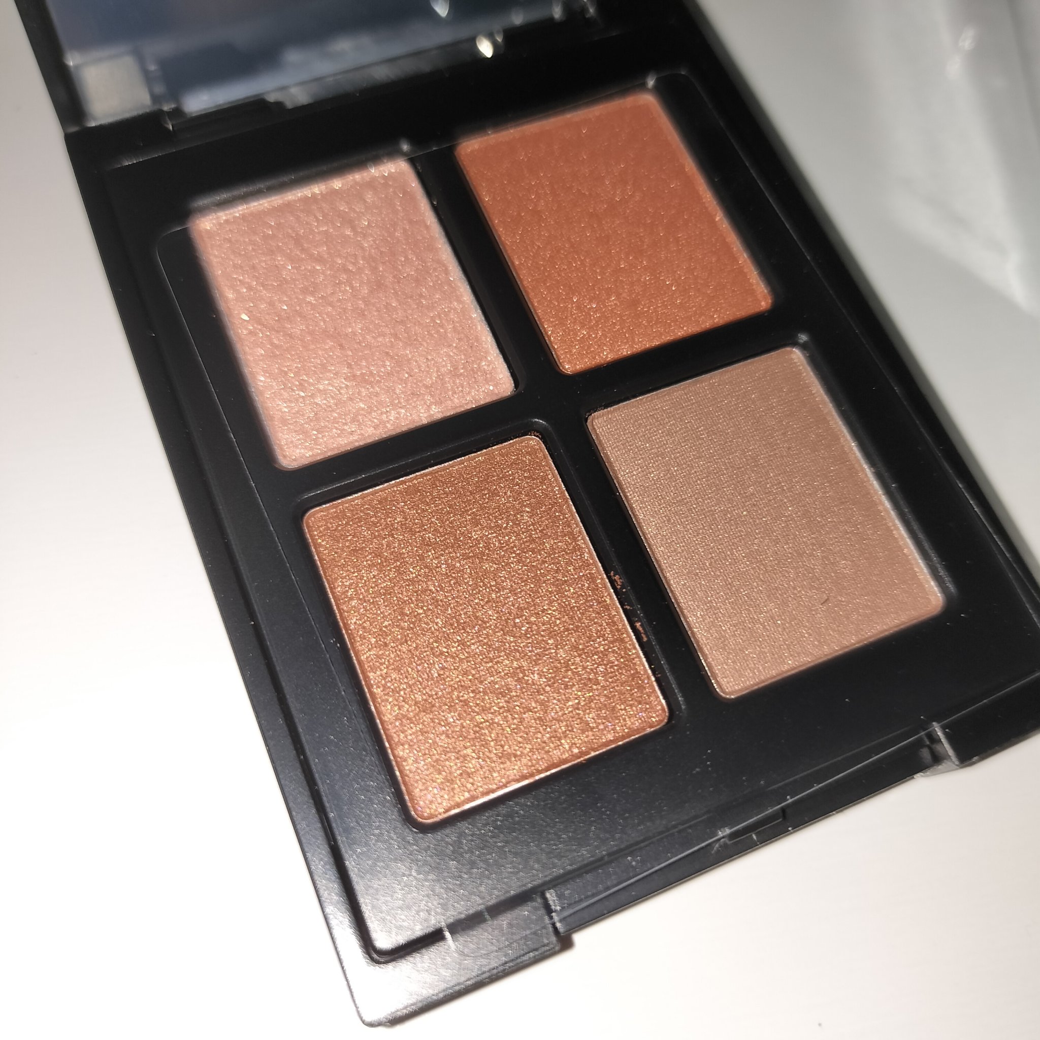 エトワルローズ 4色アイシャドウ 07 アンブル/Étoile Rose/アイシャドウパレットを使ったクチコミ（3枚目）