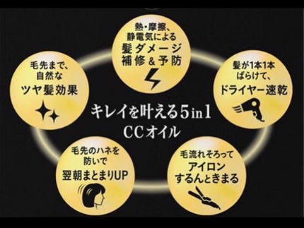 CCオイル/エッセンシャル/ヘアオイルを使ったクチコミ(3枚目)