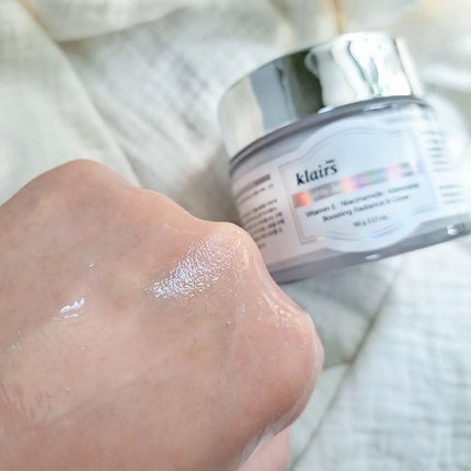 フレッシュリージュースドビタミンEマスク(90g)/Klairs/フェイスクリームを使ったクチコミ(4枚目)