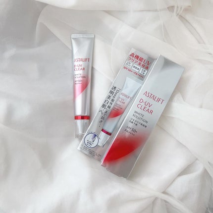 D-UVクリア ホワイトソリューション/アスタリフト/日焼け止めクリームを使ったクチコミ(1枚目)