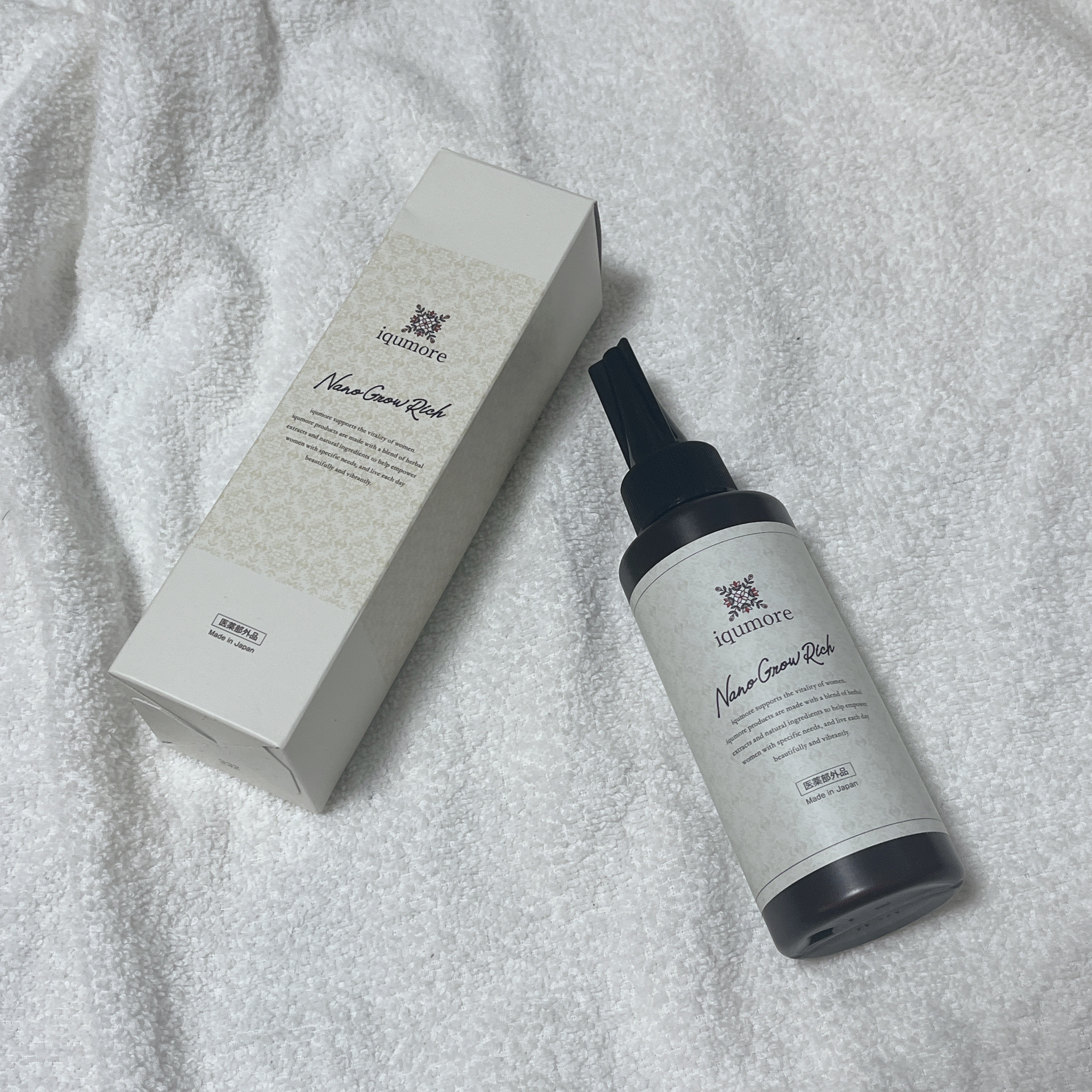 ナノグロウリッチ/iqumore/頭皮ローションを使ったクチコミ（1枚目）