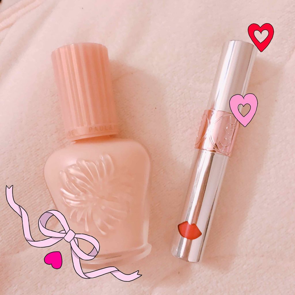 ヴォリュプテ ウォーター カラーバーム 03 ショーミーピーチ/YVES SAINT LAURENT BEAUTE/口紅を使ったクチコミ（1枚目）