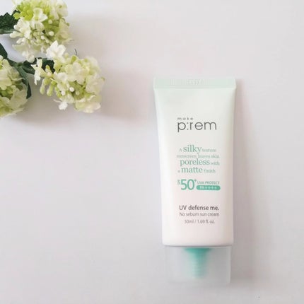 UVディフェンスミー ノーセバムサンクリーム/make prem/日焼け止めクリームを使ったクチコミ(1枚目)