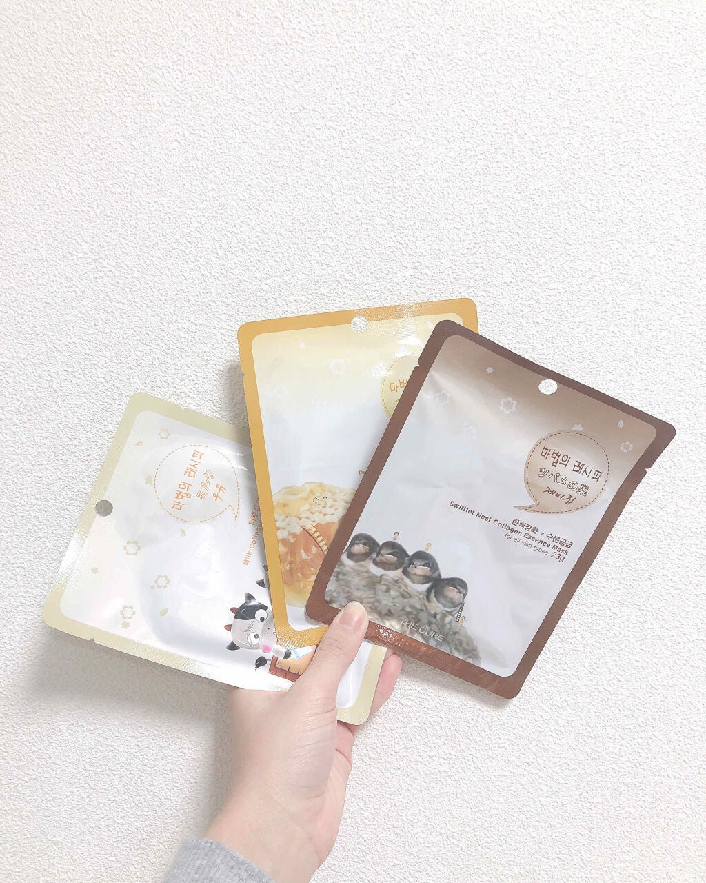 ツバメの巣コラーゲンエッセンスマスク/THE CURE(ザキュア)/シートマスク・パックを使ったクチコミ(1枚目)