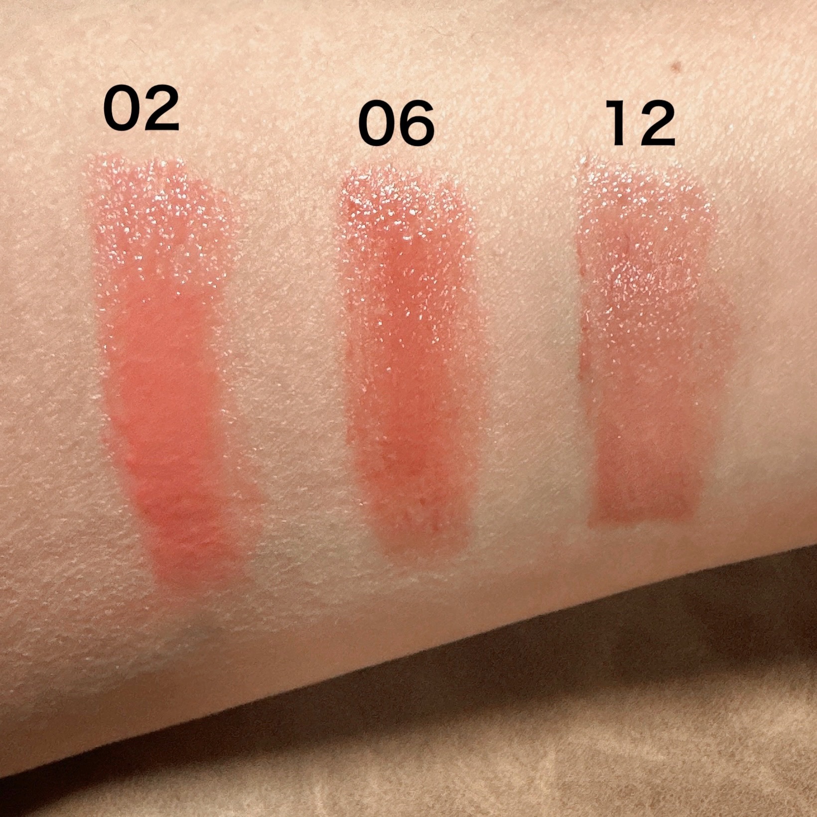 グラスティングメルティングバーム/rom&nd/リップバームを使ったクチコミ（2枚目）