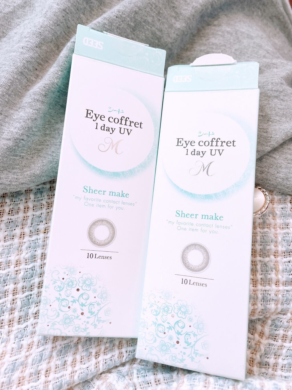 シード Eye coffret 1day UV M/シード/ワンデー（１DAY）カラコンを使ったクチコミ（1枚目）