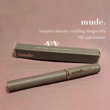 インスパイアスキニーカーリングマスカラ/mude/マスカラを使ったクチコミ(2枚目)