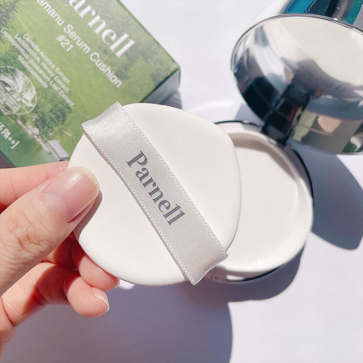 シカマヌ セラム クッションファンデ/parnell/クッションファンデーションを使ったクチコミ(3枚目)