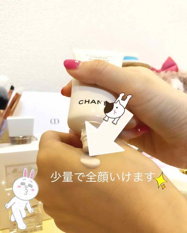 ル ブラン コンパクト ラディアンス 12 ベージュ ロゼ/CHANEL/パウダーファンデーションを使ったクチコミ（2枚目）