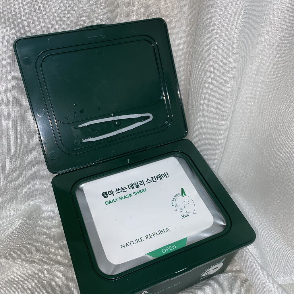 グリーンダーマCICA デイリーシートマスク/ネイチャーリパブリック/シートマスク・パックを使ったクチコミ（2枚目）