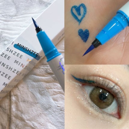 ファインスピードドライアイライナー/MINSHZEE/リキッドアイライナーを使ったクチコミ(4枚目)