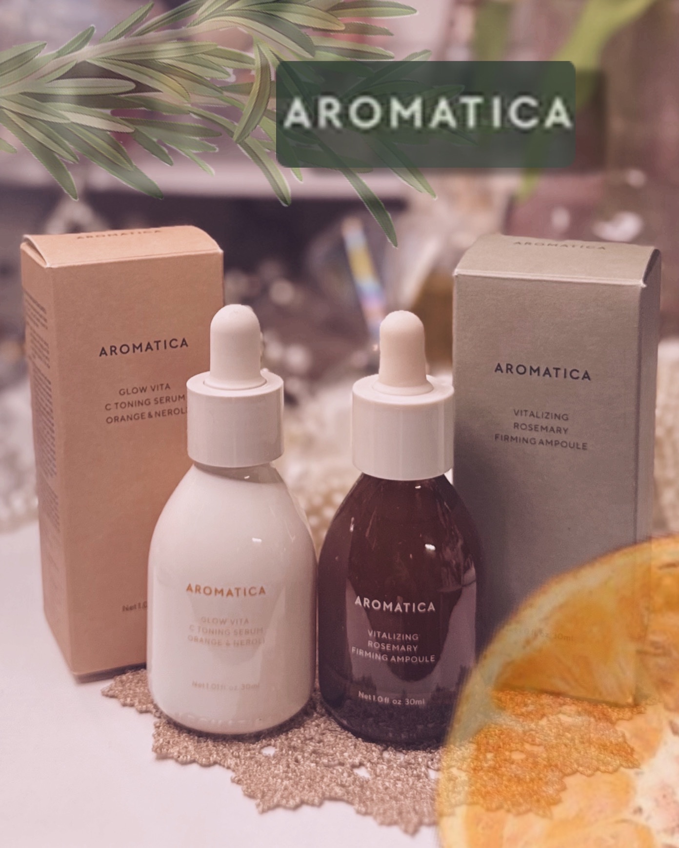 グロービタCトーニングセラム/AROMATICA/美容液を使ったクチコミ（1枚目）