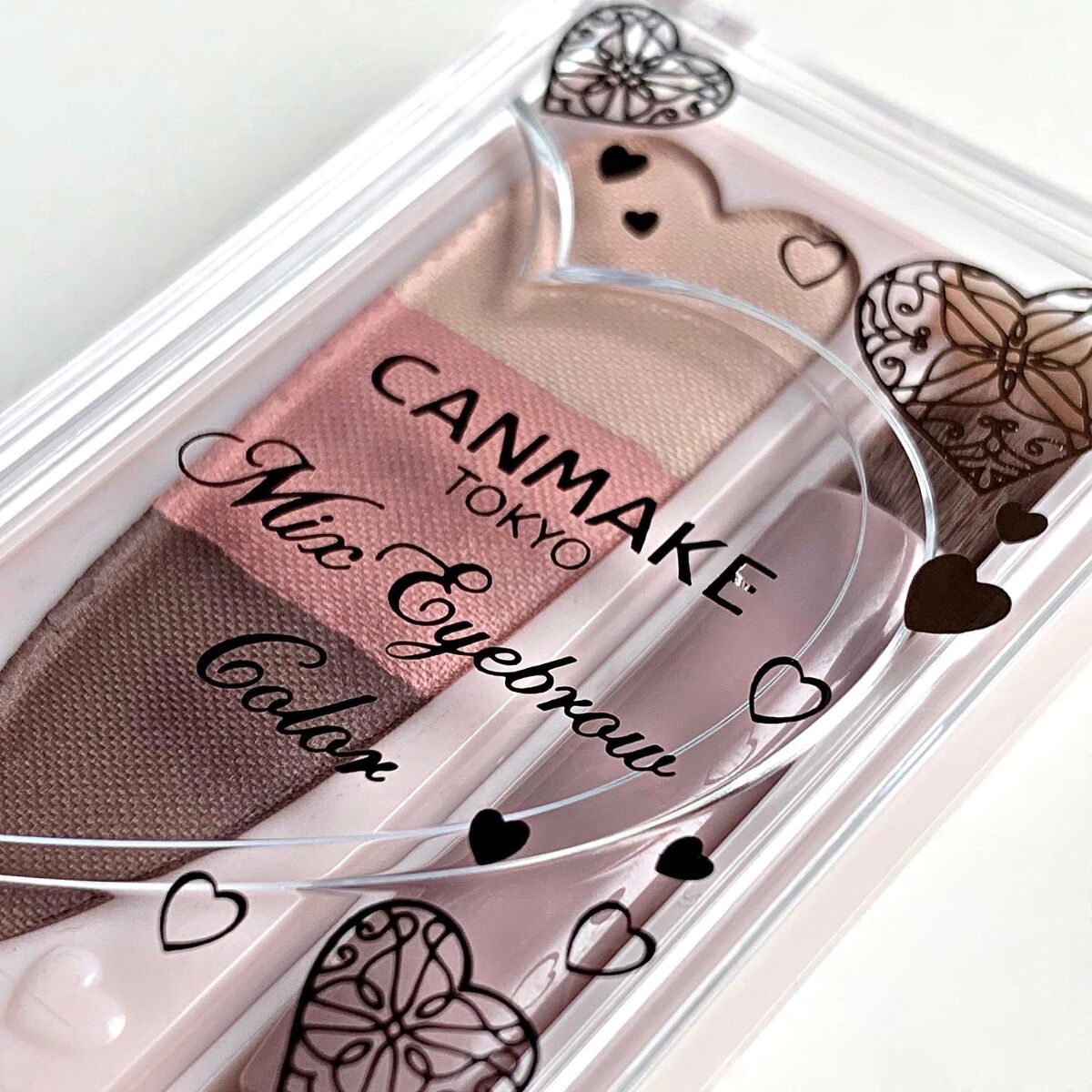 ミックスアイブロウカラー C01 チャームピンク/キャンメイク/パウダーアイブロウを使ったクチコミ（1枚目）